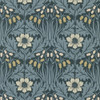 Morris & Co - Woodbell & Anenome Wallpaper - 217574 - Indigo