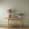 Morris & Co - Oak & Blossom Wallpaper - 217591 - Mineral Blue / Linen