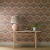 Morris & Co - Norbury Wallpaper - 217593 - Brick / Teal