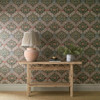 Morris & Co - Norbury Wallpaper - 217594 - Slate / Madder