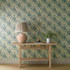 Morris & Co - Persian Tulip Wallpaper - 217599 - Teal