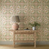 Morris & Co - Walthamstow Wallpaper - 217602 - Rose / Nettle