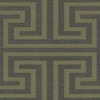 Galerie - Geometric Maze Wallpaper - 27519 - Silver Grey / Gold