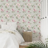 Grandeco - Adeline Wallpaper - VXB-006-10-1 - Pink