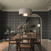 Graham & Brown - Eildon Weave Wallpaper - 142529 - Charcoal
