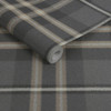 Graham & Brown - Eildon Weave Wallpaper - 142529 - Charcoal