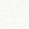 William Morris at Home - Brother Rabbit Paintable Wallpaper - 142104 - White
