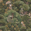 Graham & Brown Treetop Troop Green Wallpaper Roll