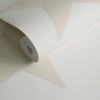 Neutral Wallpaper with Shimmering Star Pattern by Galerie