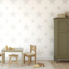 Double Star Pearl Wallpaper Styled in Child's Room Interior