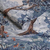 Blue-Grey Toile-Style Wallpaper by Graham & Brown