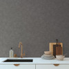 Textured Plain Wallpaper - HZ62032 - Black