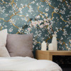 Cherry Blossom Wallpaper - HZ62045 - Beige / Blue / Cream