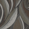 Flowing Leaf Wallpaper - HZ62065 - Beige / Brown / Metallic