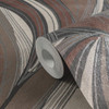 Flowing Leaf Wallpaper - HZ62065 - Beige / Brown / Metallic