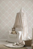 Holden Decor - Tied With A Bow Wallpaper - 14031 - Warm Grey