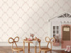 Holden Decor - Tied With A Bow Wallpaper - 14032 - Cream / Pink