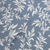 Close-up of Laura Ashley Paxford Leaves wallpaper in Dark Seaspray showing printed detail and open roll