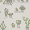 Mr Straw's Greenhouse Wallpaper - 0234SGSLAKE - Slaked Lime