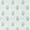 Harlequin Paisley Wallpaper 113347 Indigo featuring small-scale blue paisley motifs with delicate trailing detail.