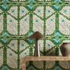 Harlequin - Brocha Wallpaper - 113363 - Forest / Azul
