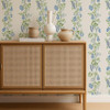 Scion - On The Vine Wallpaper - 113383 - Cornflower / Kelly Green