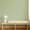 Scion - Scallop Frill Wallpaper - 113394 - Jade
