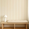 Scion - Harvest Stripe Wallpaper - 113397 - Tangerine