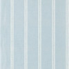 Scion Harvest Stripe Wallpaper 113398 Cornflower with soft blue vertical stripes and fine detailing.