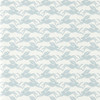 Scion Hares Wallpaper 113404 Coast Blue featuring repeating running hare motif in blue on a neutral background.