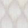 Galerie - Fashion Icon Stripes Wallpaper - Shimmer Beige / Grey - 35801