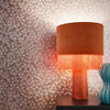 Galerie metallic rose wallpaper close up hexagon tile effect design
