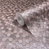 Galerie Fashion Icon wallpaper roll rose hexagon tile effect textured finish
