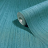 Galerie Fashion Icon wallpaper roll green striped fabric effect finish