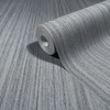 Galerie Fashion Icon wallpaper roll grey anthracite striped fabric effect finish
