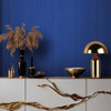Galerie blue stripe wallpaper living room feature wall modern design