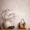 Galerie - Fashion Icon Floral Wallpaper - Rose / Beige - 35842