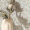 Galerie - Fashion Icon Floral Wallpaper - Grey / Blue / Beige - 35843