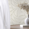 Galerie - Odyssey Abstract Curve Wallpaper - Shimmer White - 35503