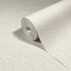 grey wallpaper roll showing textured plaster effect finish and soft neutral tone