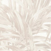 close up of pearl palm leaf wallpaper showing layered brushstroke effect