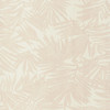pearl neutral palm leaf wallpaper with large scale tropical pattern and soft tonal finish