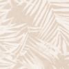 close up of stone palm leaf wallpaper showing layered brushstroke effect