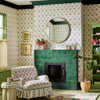 Cath Kidston - Cath Crest Wallpaper - Cream - 145321