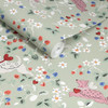 Cath Kidston - Puppy Dream Floral Wallpaper - Sage - 145325
