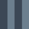 blue wallpaper with bold wide vertical stripes in navy and soft blue tones