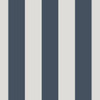 Galerie - Classic Stripe Wallpaper - Dark Blue - 9814-1