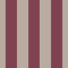 Galerie - Classic Stripe Wallpaper - Burgundy / Pink - 9814-7