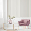 Galerie - Royal Stripe Wallpaper - Grey / Beige - 9816-3