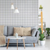 Galerie - Oxford Wallpaper - Grey / Blue - 9819-3